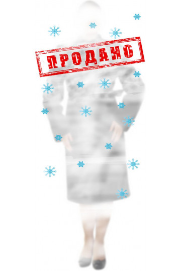 Мутоновая шуба цвета горький шоколад с норковым воротником